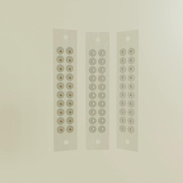 Perles auriculaires - Kit Or 24K